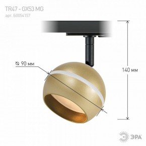 Светильник на штанге Эра  TR47 - GX53 MG в Игриме - igrim.ok-mebel.com | фото 8