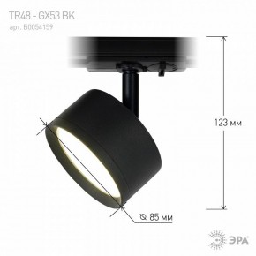 Светильник на штанге Эра  TR48 - GX53 BK в Игриме - igrim.ok-mebel.com | фото 7