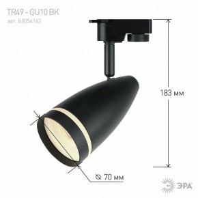Светильник на штанге Эра  TR49 - GU10 BK в Игриме - igrim.ok-mebel.com | фото 4