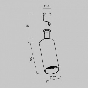 Светильник на штанге Maytoni Focus Led TR201-1-10W3K-M-B в Игриме - igrim.ok-mebel.com | фото 7