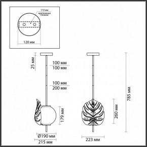 Светильник на штанге Odeon Light Jungle 4864/1 в Игриме - igrim.ok-mebel.com | фото 3