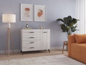 СВЕТЛАНА LOFT Комод-тумба (сосна белая loft) в Игриме - igrim.ok-mebel.com | фото 3