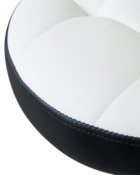 Табурет барный DOBRIN BRUNO, бело-чёрный в Игриме - igrim.ok-mebel.com | фото 3