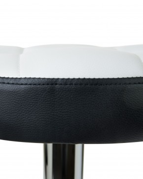 Табурет барный DOBRIN BRUNO, бело-чёрный в Игриме - igrim.ok-mebel.com | фото 5