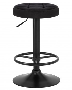 Табурет барный DOBRIN BRUNO BLACK, черный велюр (MJ9-101) в Игриме - igrim.ok-mebel.com | фото