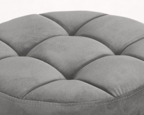 Табурет барный DOBRIN BRUNO BLACK, серый велюр (MJ9-75) в Игриме - igrim.ok-mebel.com | фото 2