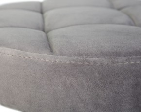 Табурет барный DOBRIN BRUNO BLACK, серый велюр (MJ9-75) в Игриме - igrim.ok-mebel.com | фото 4