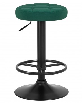 Табурет барный DOBRIN BRUNO BLACK, зеленый велюр (MJ9-88) в Игриме - igrim.ok-mebel.com | фото