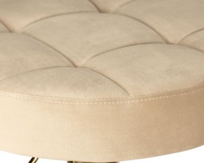 Табурет барный DOBRIN BRUNO GOLD, бежевый велюр (MJ9-10) в Игриме - igrim.ok-mebel.com | фото