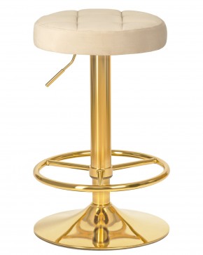 Табурет барный DOBRIN BRUNO GOLD, бежевый велюр (MJ9-10) в Игриме - igrim.ok-mebel.com | фото 2