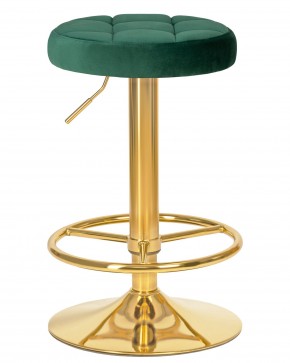 Табурет барный DOBRIN BRUNO GOLD, зеленый велюр (MJ9-88) в Игриме - igrim.ok-mebel.com | фото