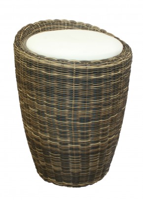 Табурет с местом для хранения LM-1100Rattan, кремовый в Игриме - igrim.ok-mebel.com | фото