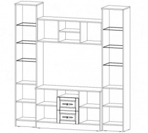 ВИКТОРИЯ Центральная секция в Игриме - igrim.ok-mebel.com | фото 3