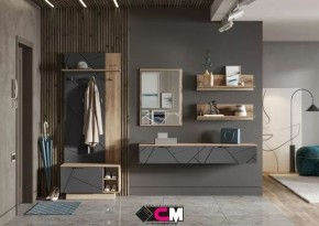 Тумба Даллас ТБ-03 Дуб каньон/софт графит в Игриме - igrim.ok-mebel.com | фото 3