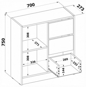 Тумба комбинированная Т-1 в Игриме - igrim.ok-mebel.com | фото 4