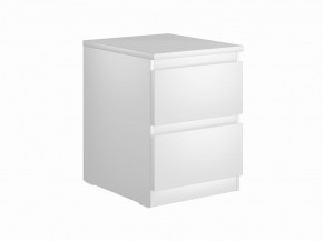 Тумба МАЛЬТА с двумя выдвижными ящиками, цвет белый в Игриме - igrim.ok-mebel.com | фото