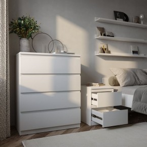 Тумба МАЛЬТА с двумя выдвижными ящиками, цвет белый в Игриме - igrim.ok-mebel.com | фото 4
