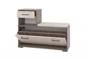 Тумба под обувь ЛИРА (Бодега темный/светлый) в Игриме - igrim.ok-mebel.com | фото 2