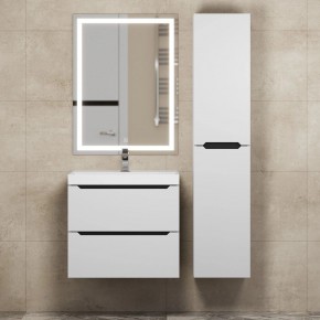 Тумба под раковину Uperwood Tanos 60 см, подвесная, белая/графит в Игриме - igrim.ok-mebel.com | фото 13