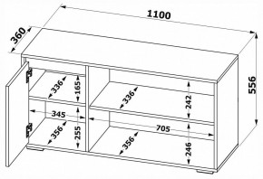 Тумба под ТВ Т-2 в Игриме - igrim.ok-mebel.com | фото 7