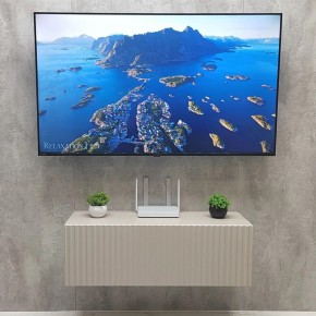 Тумба подвесная под ТВ LINES MTV3-MA 900 Бежевый (Леда-М 10.1.5) в Игриме - igrim.ok-mebel.com | фото 3