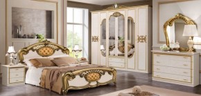 Тумба прикроватная (03.120) Ольга (беж/золото) в Игриме - igrim.ok-mebel.com | фото 2