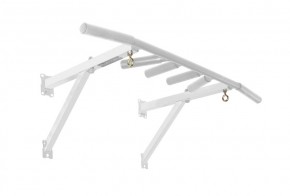 Турник настенный-наддверный ARS цв. белый-серый FLEXTER PROFI в Игриме - igrim.ok-mebel.com | фото