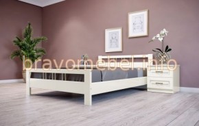 ВЕРОНИКА-3 Кровать из массива 1200 (Слоновая кость) в Игриме - igrim.ok-mebel.com | фото