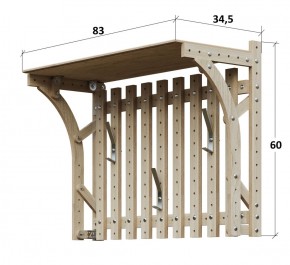 Вешалка Конструктор Арт.В830-1 в Игриме - igrim.ok-mebel.com | фото 2