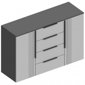 ВИТА Комод 2-ств c 4 ящиками в Игриме - igrim.ok-mebel.com | фото