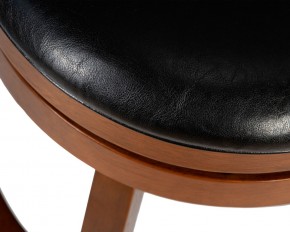 Вращающийся полубарный стул DOBRIN WILLIAM COUNTER, шоколад, черный в Игриме - igrim.ok-mebel.com | фото 8