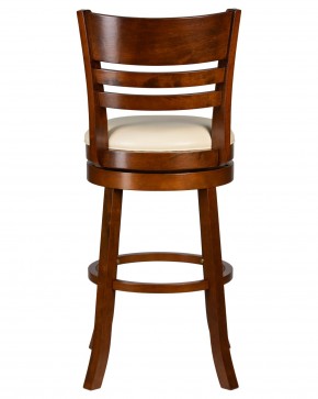 Вращающийся полубарный стул DOBRIN WILLIAM COUNTER, шоколад, кремовый в Игриме - igrim.ok-mebel.com | фото 4