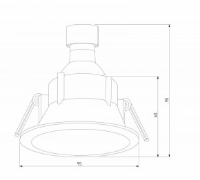 Встраиваемый светильник Elektrostandard Side 25059/01 в Игриме - igrim.ok-mebel.com | фото 6