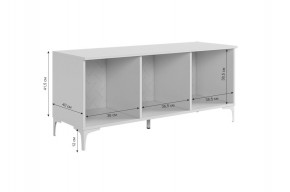 ЗЕФИР Гостиная К2 (белое дерево/черный муар) в Игриме - igrim.ok-mebel.com | фото 5