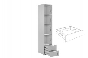 ЗЕФИР Гостиная К2 (белое дерево/черный муар) в Игриме - igrim.ok-mebel.com | фото 7