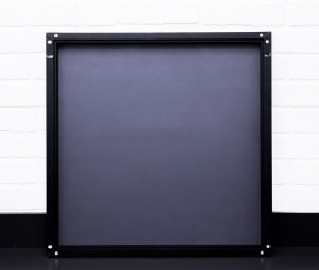 Зеркало Corsica 600х600 black без подсветки Sansa (SB1064Z) в Игриме - igrim.ok-mebel.com | фото 3