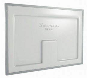 Зеркало Dream 100 alum (линза) с подсветкой Sansa (SDL1027Z) в Игриме - igrim.ok-mebel.com | фото 2