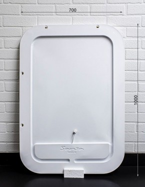 Зеркало Elis 100 white с подсветкой Sansa (SEe1045Z) в Игриме - igrim.ok-mebel.com | фото 5