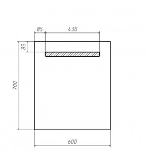 Зеркало Good Light 60 с подсветкой Домино (GL7004Z) в Игриме - igrim.ok-mebel.com | фото 2