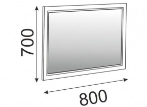 Зеркало в раме М15 Беатрис (дуб млечный) в Игриме - igrim.ok-mebel.com | фото 2